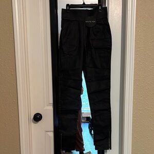 White Fox Boutique Black leather Pants